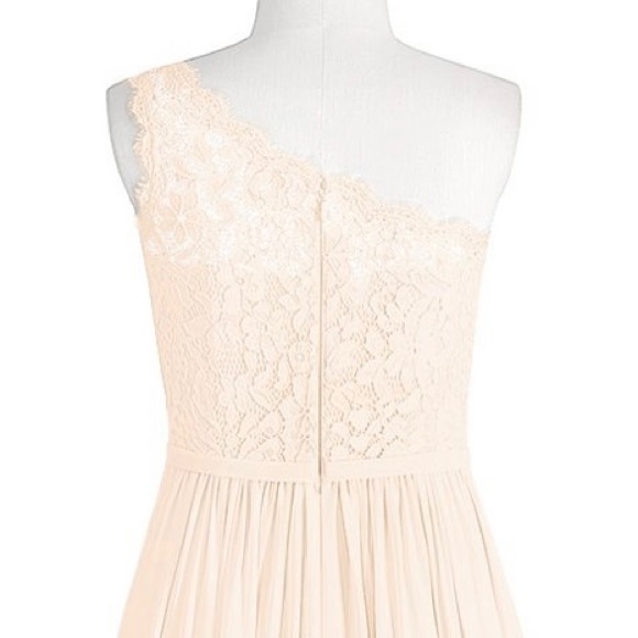 Azazie Demi Bridesmaid Dress - Rose Petal (VERY pale pink, almost cream/blush.) - Picture 5 of 10